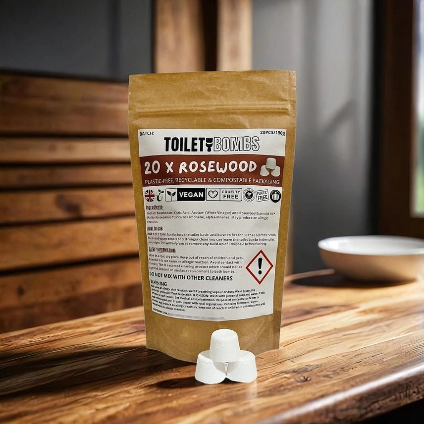 Eco Friendly Toilet Cleaning Bombs - 20 Pack