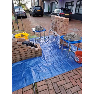 Bon Tool Rhinoboard Mortar Board Bricklayers Spot Board 24X24 Inch