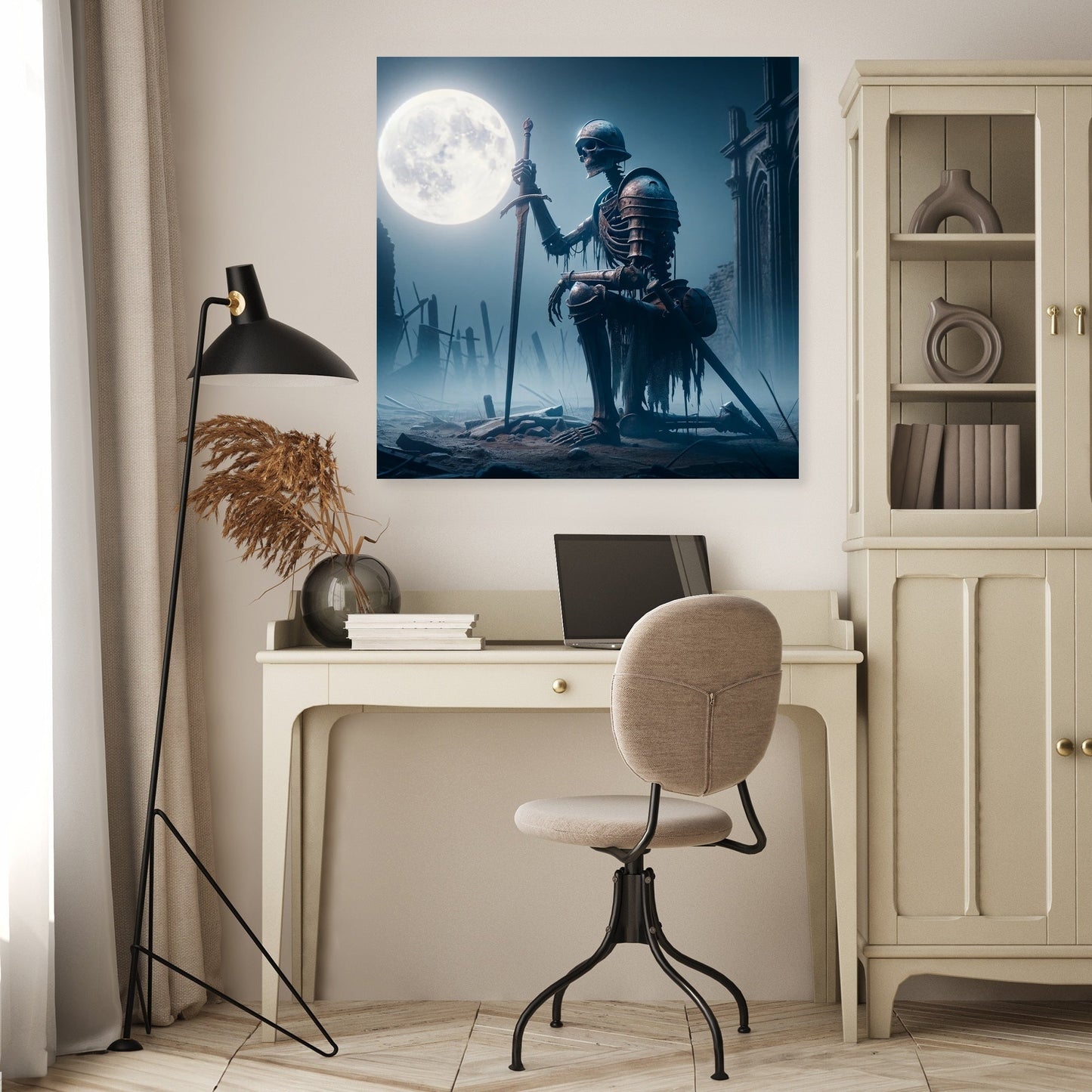 Guardian of the Forgotten Battlefield Canvas