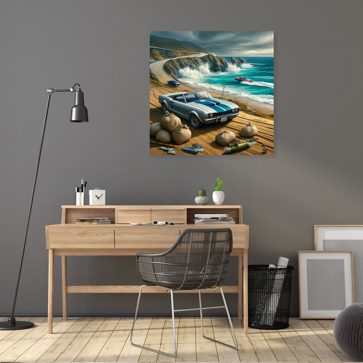 Coastal Heist Getaway Canvas