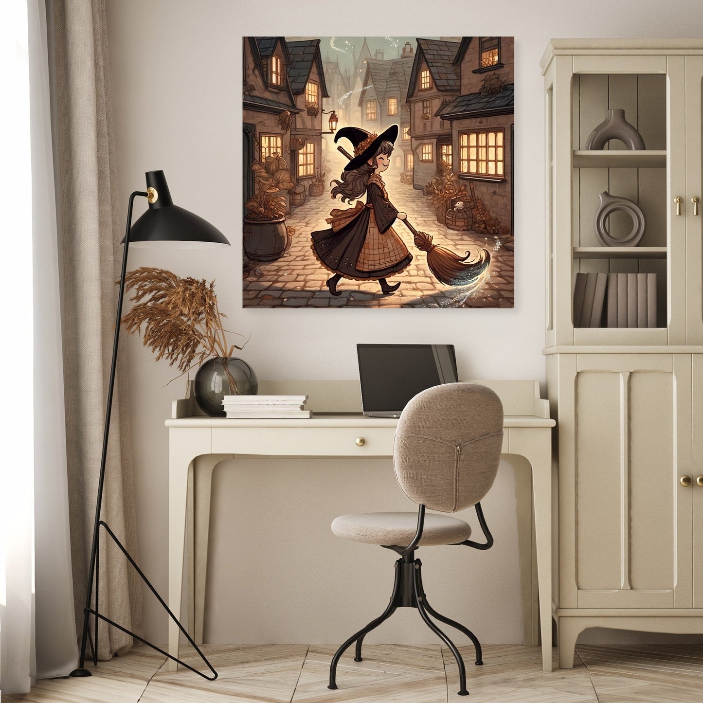 Whimsical Witch Canvas