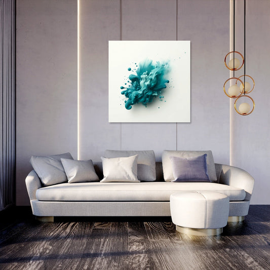 Teal Serenity Canvas