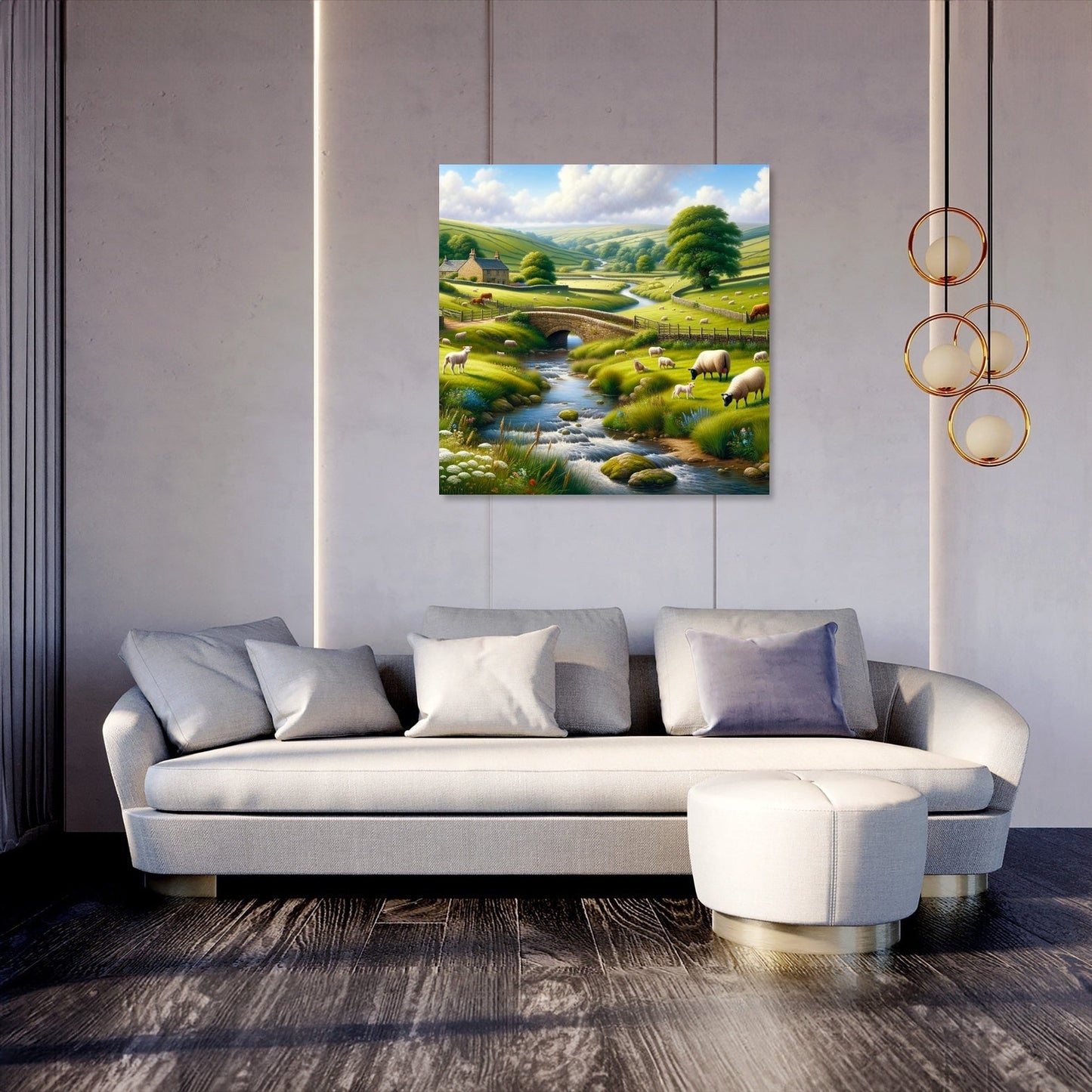 Pastoral Countryside Canvas