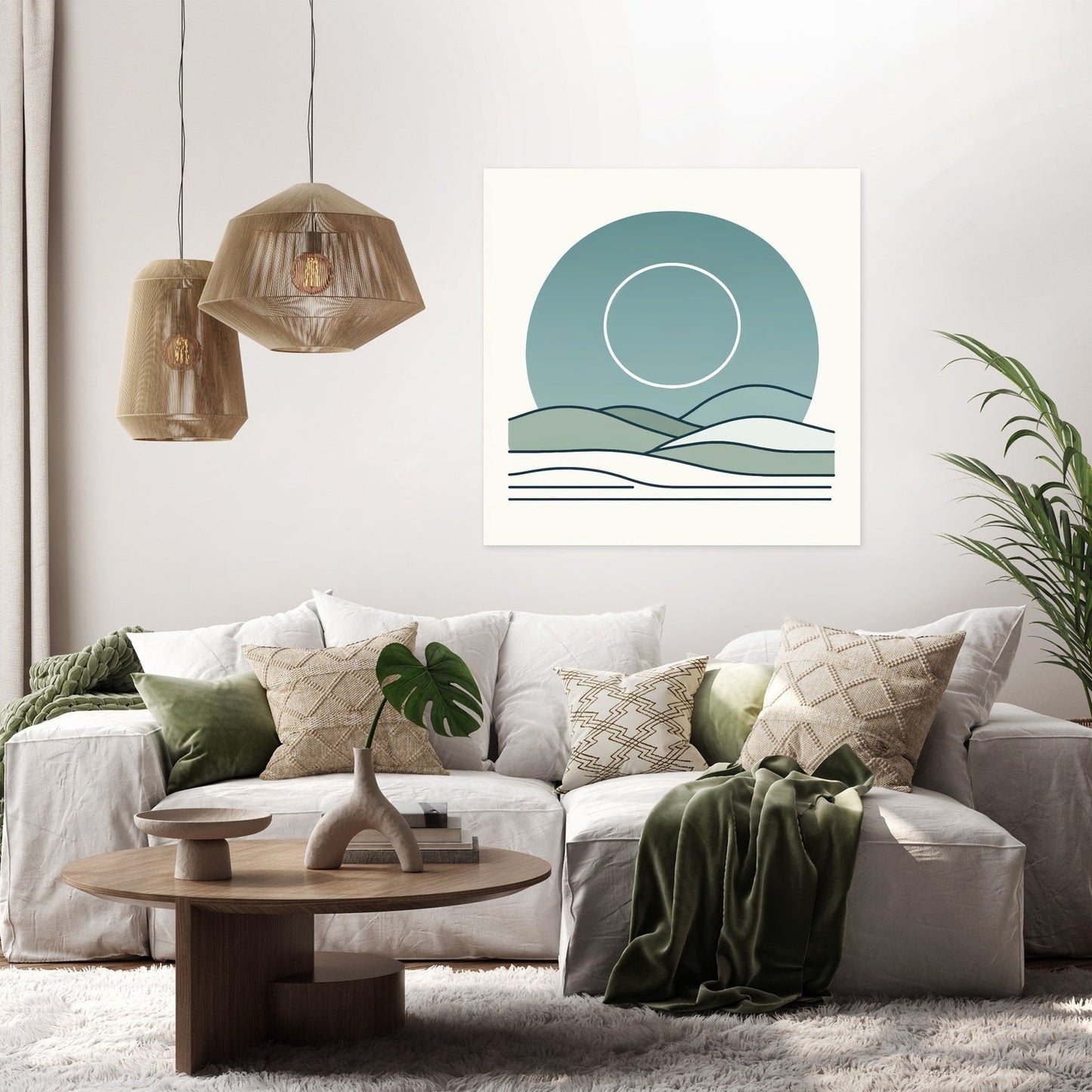 Subtle Harmony Canvas