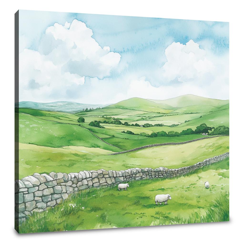 Emerald Hills Canvas