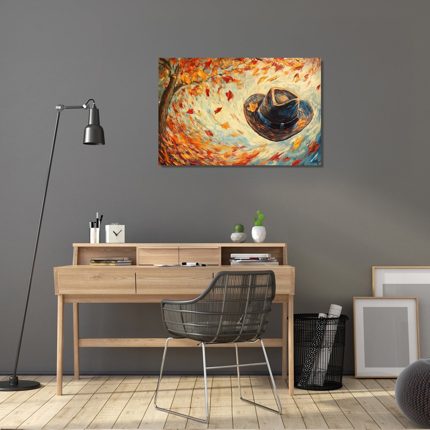 Wind-Swept Hat Canvas