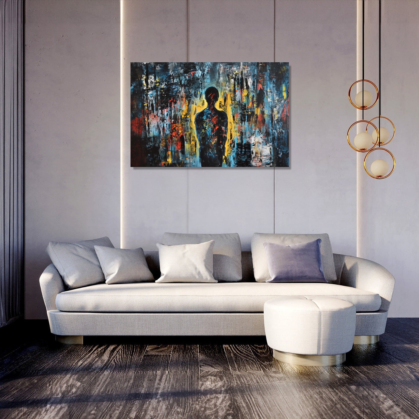 Longing Figure Canvas