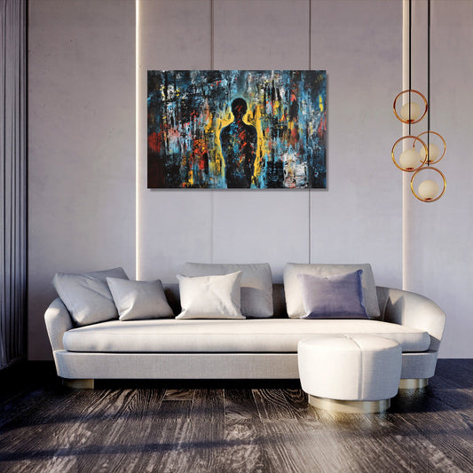Longing Figure Canvas