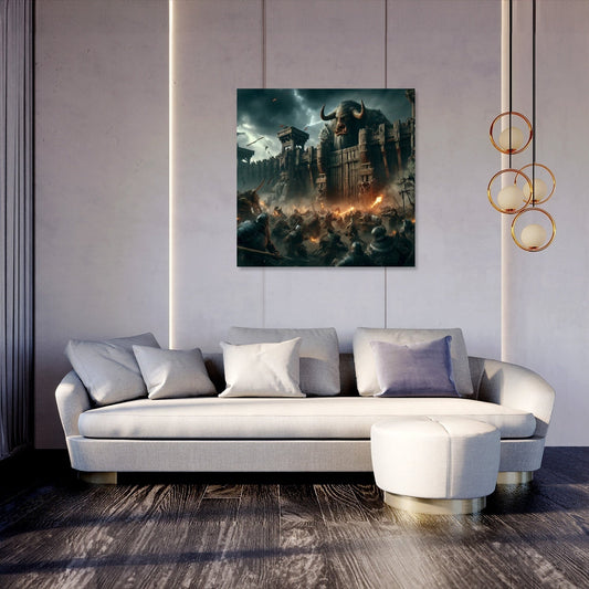 Assault on the Orc Fortress Canvas