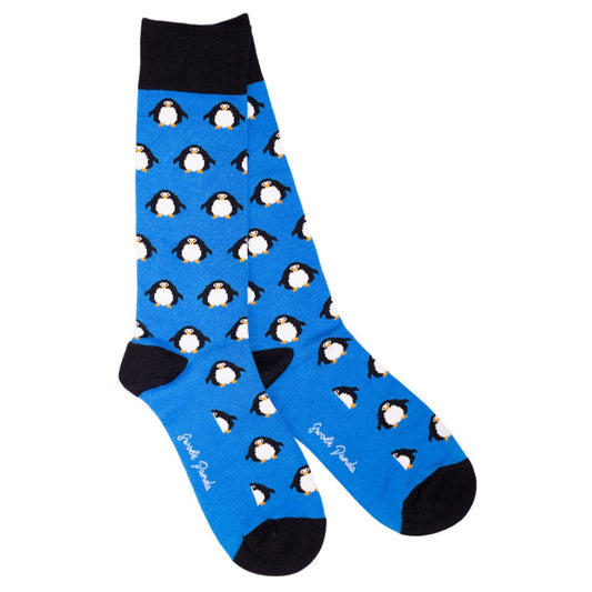 Penguin Bamboo Socks (Comfort Cuff)