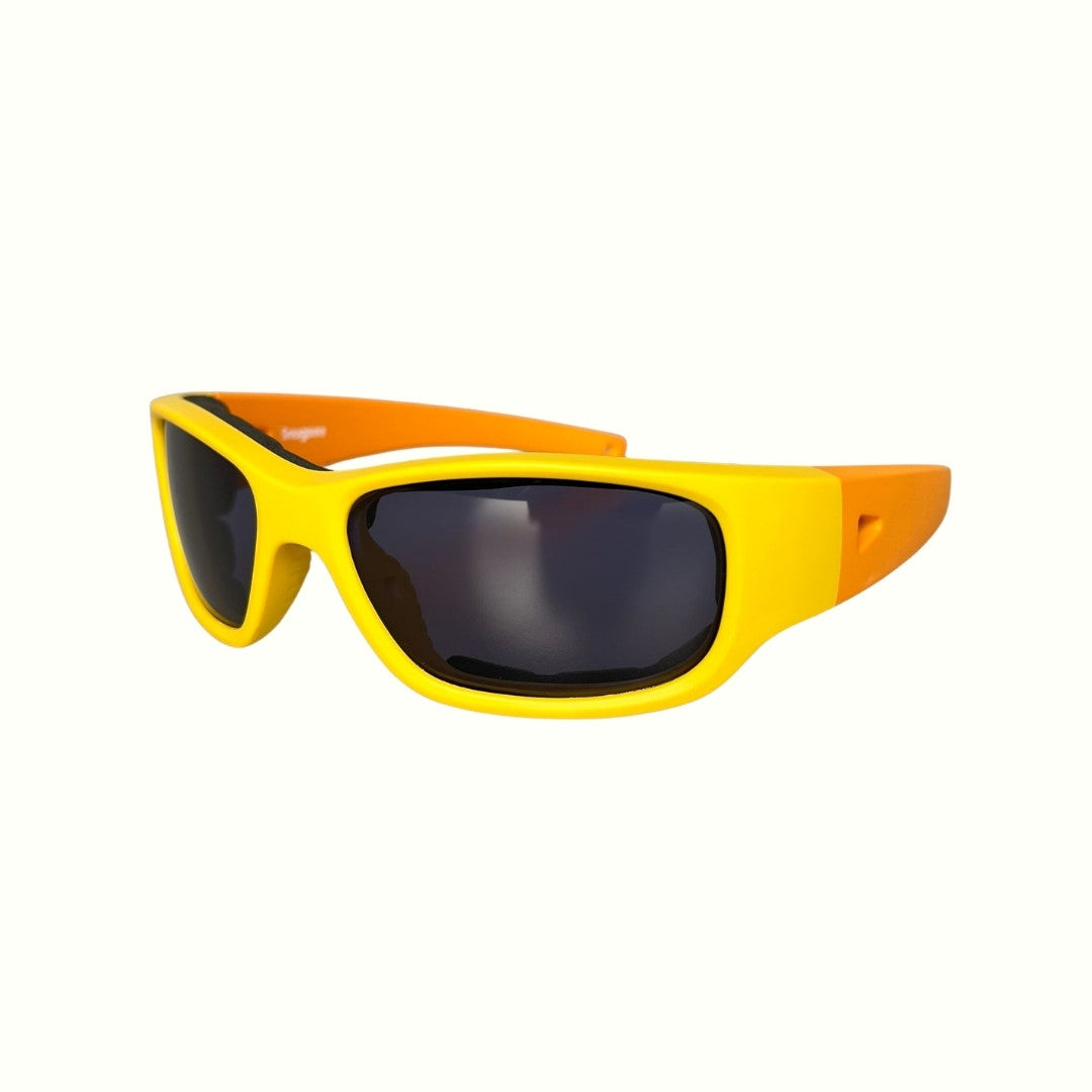 Yellow Orange Kids Sunglasses | Signature Lens | Snug Fit | 6-12 Years