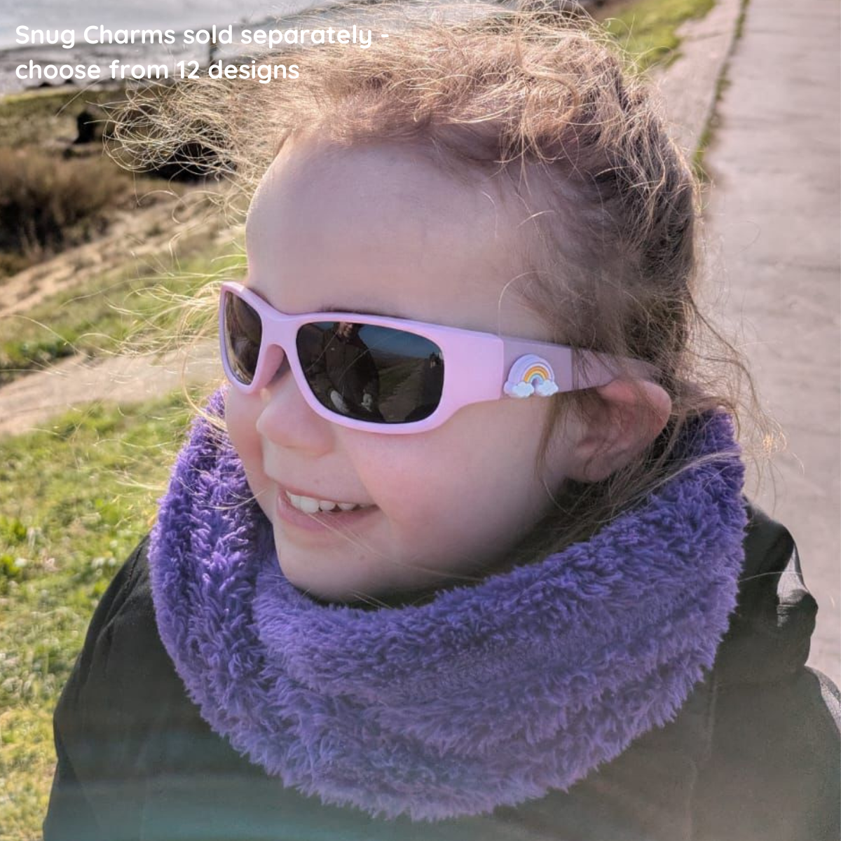 Pink Lilac Kids Sunglasses | Signature Lens | Snug Fit | 6-12 Years
