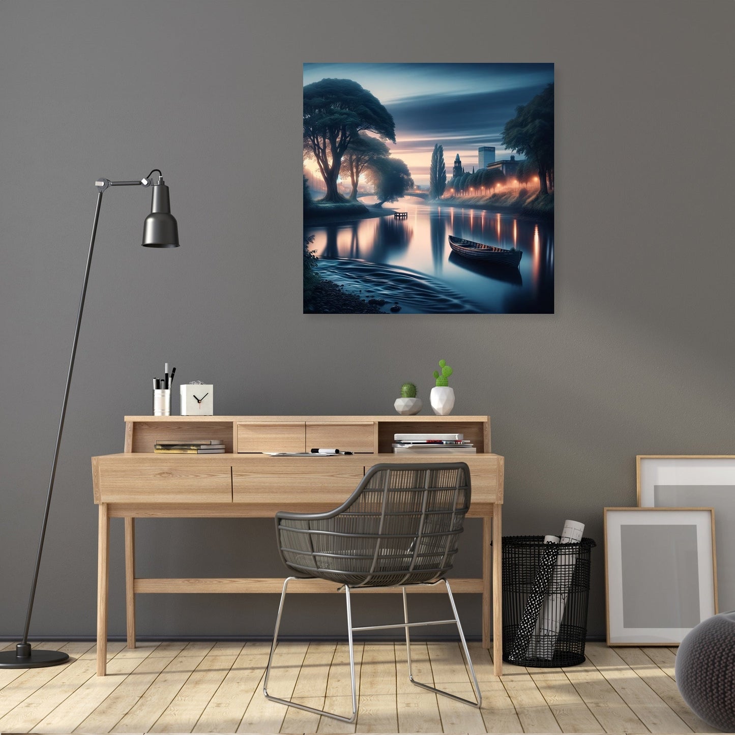 Belfast Whispers of the Lagan Canvas