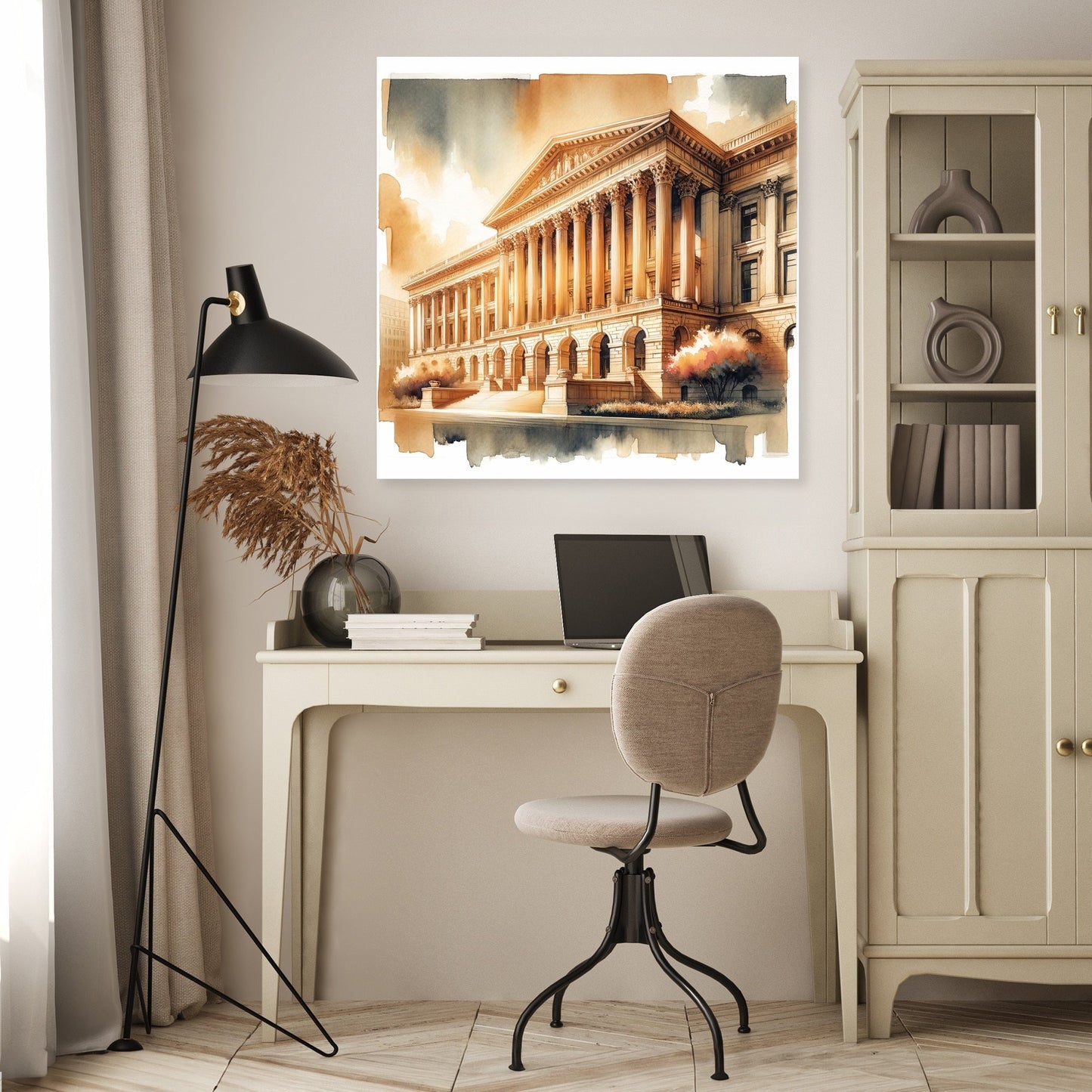 Courthouse of Tradition Canvas