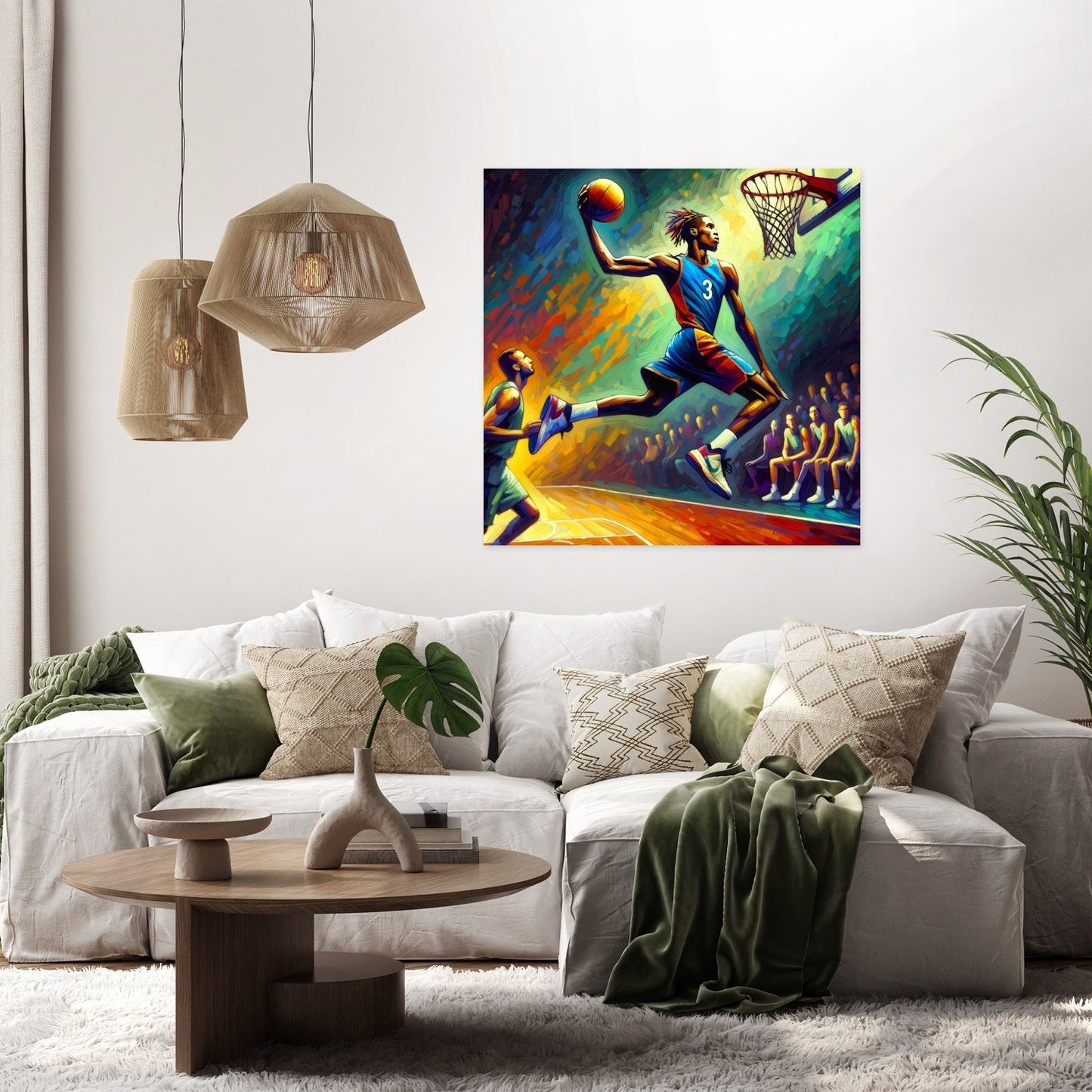 Sky-High Dunk Canvas