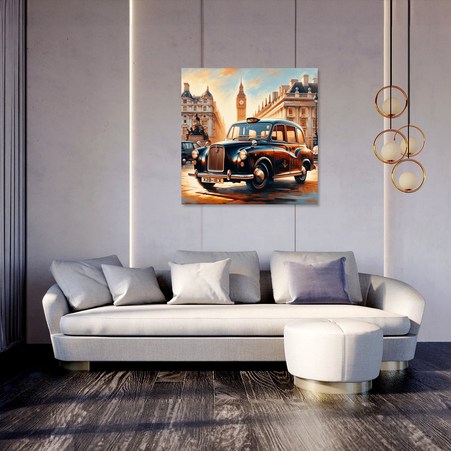 Timeless Journey London Taxi Canvas