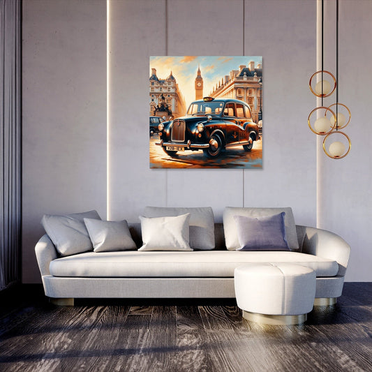 Timeless Journey London Taxi Canvas
