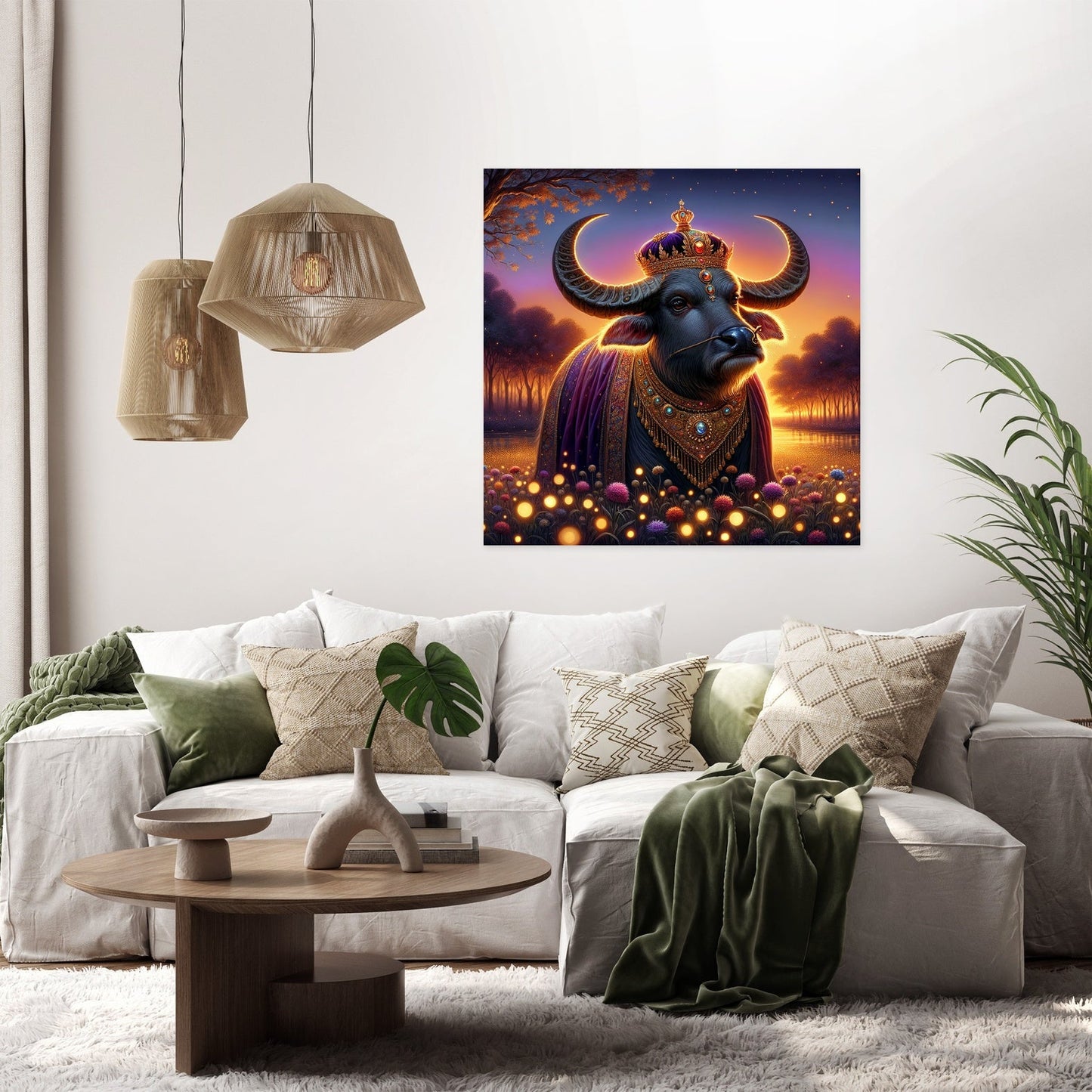 Regal Buffalo Twilight Canvas