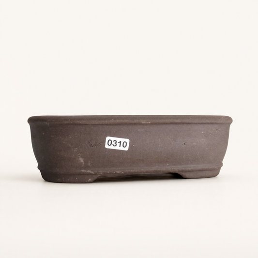 21cm Unglazed Bonsai Pot | Rectangle | 21cm x 16cm x 6cm | Brown