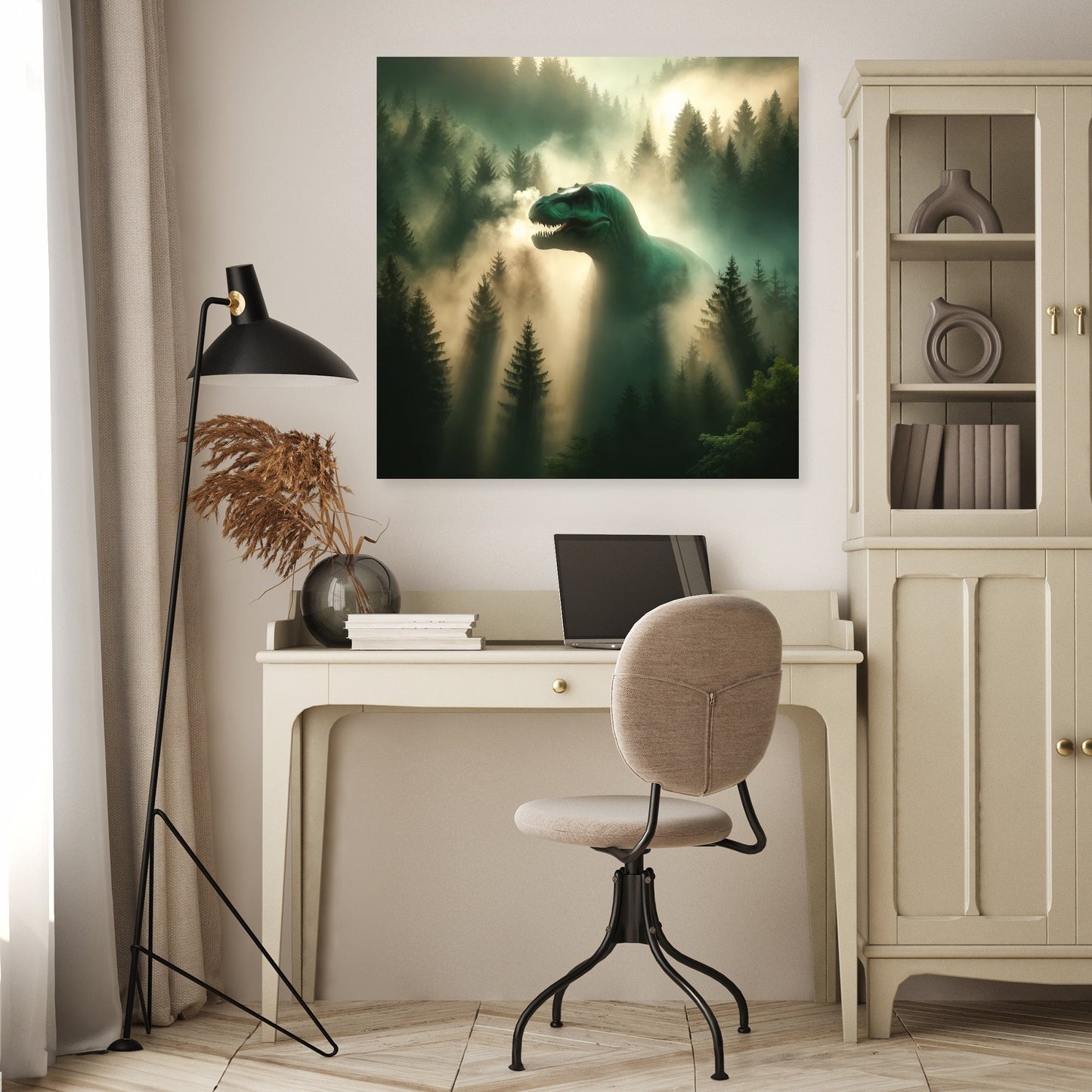 Misty Dawn T. Rex Canvas