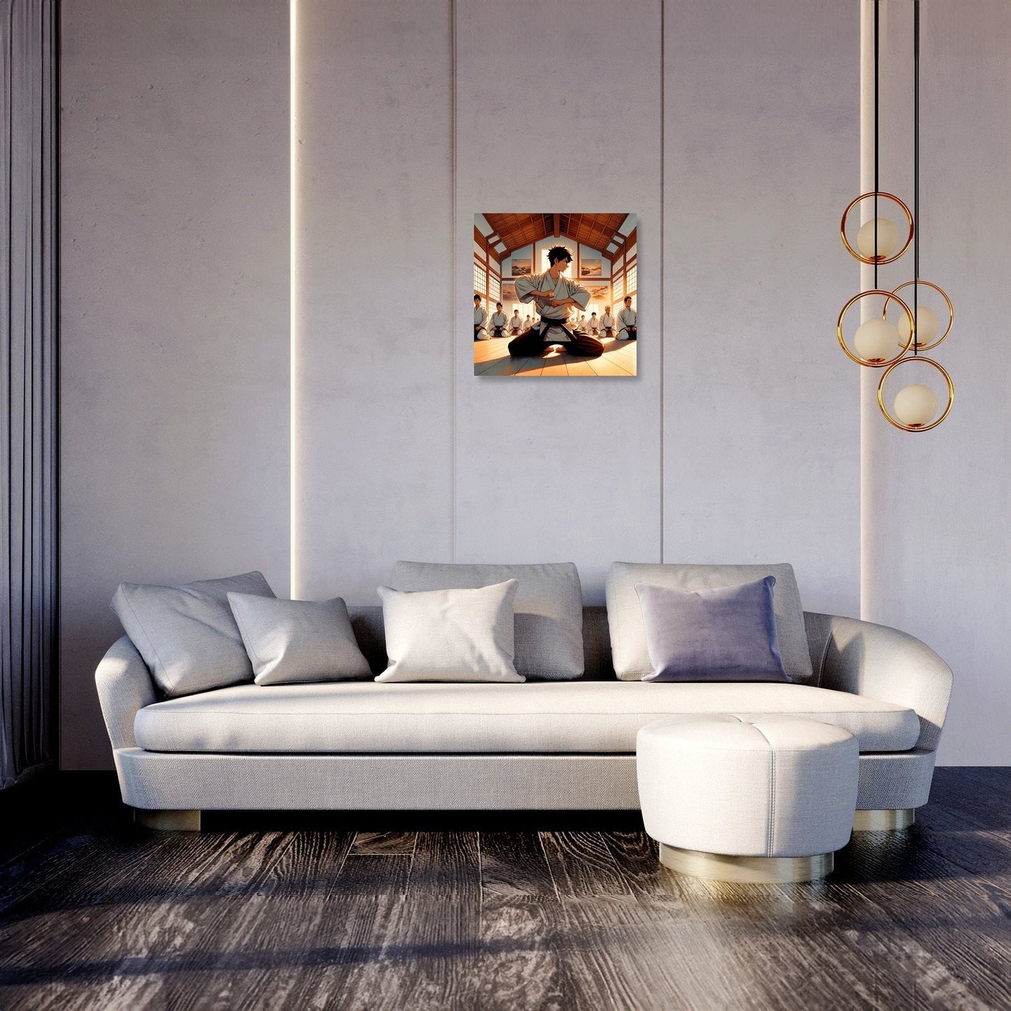 Dojo Sunset Discipline Canvas