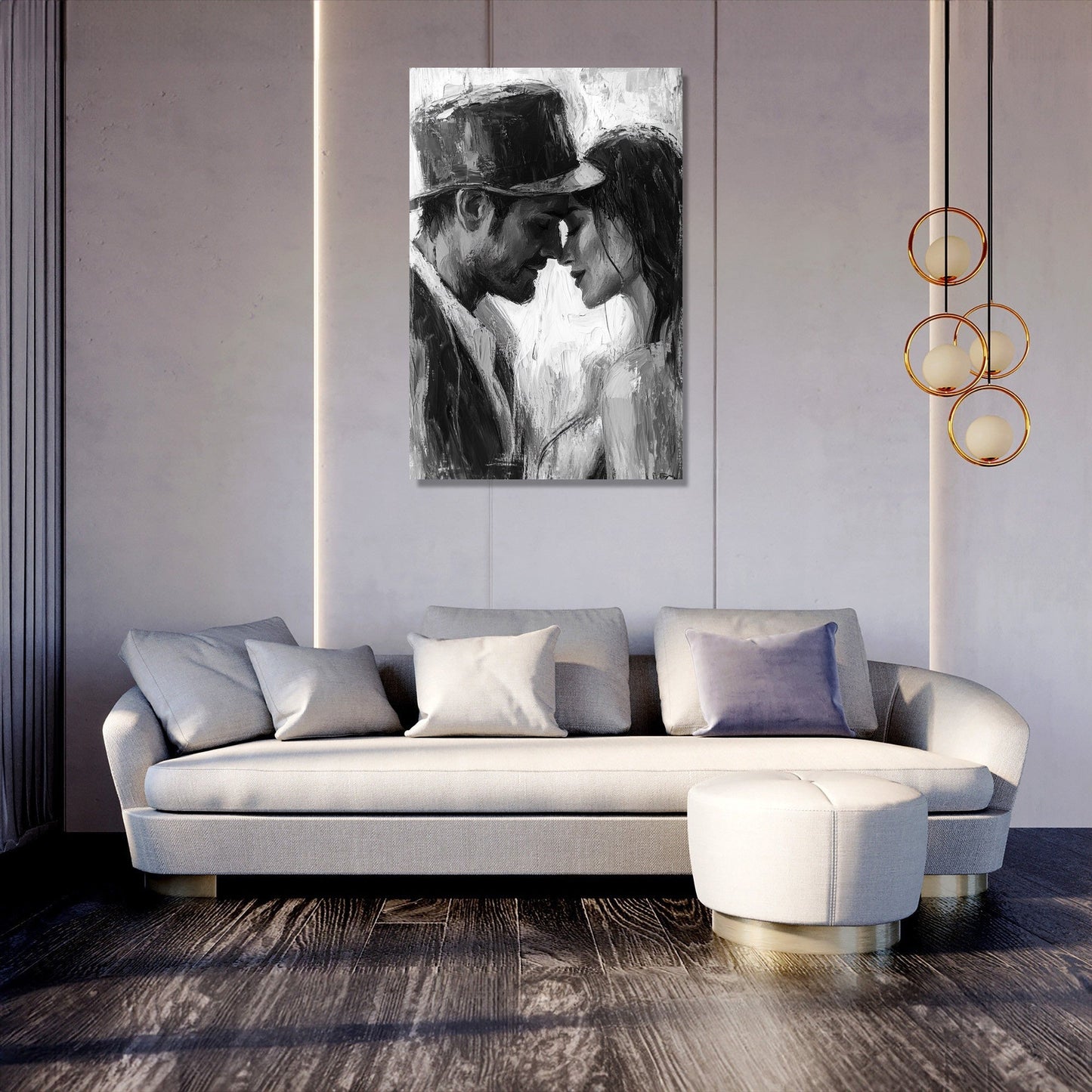 Lovers' Gaze Canvas