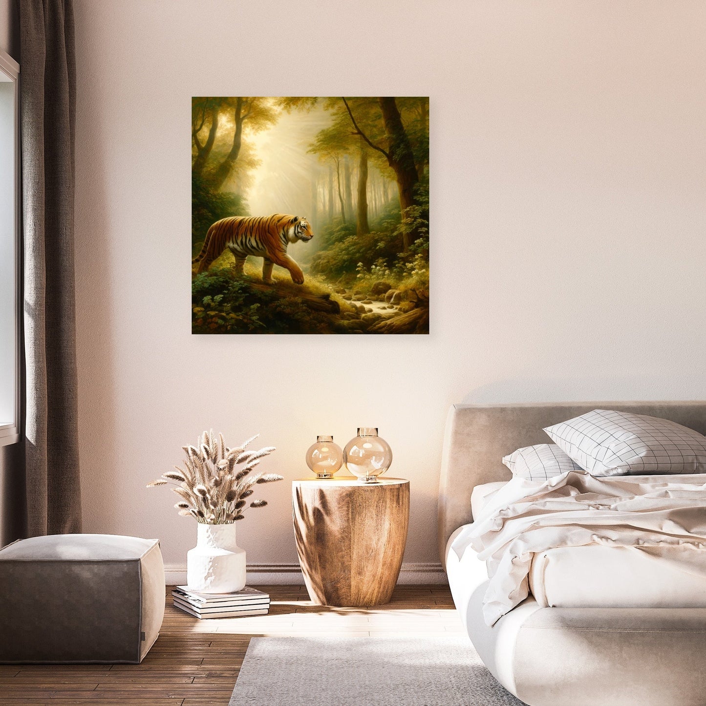 Classical Forest Tiger Canvas