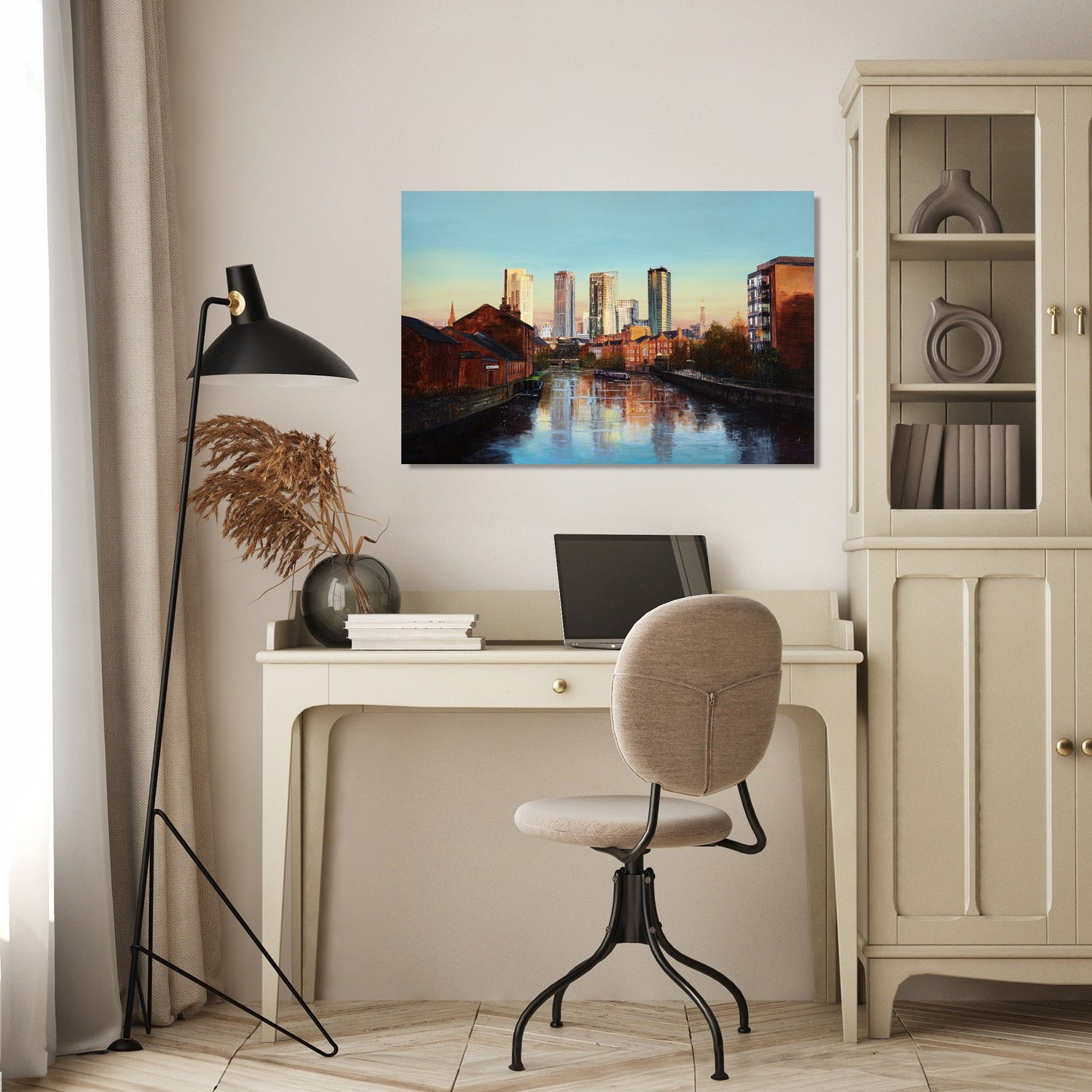 Leeds Evening Reflections Canvas