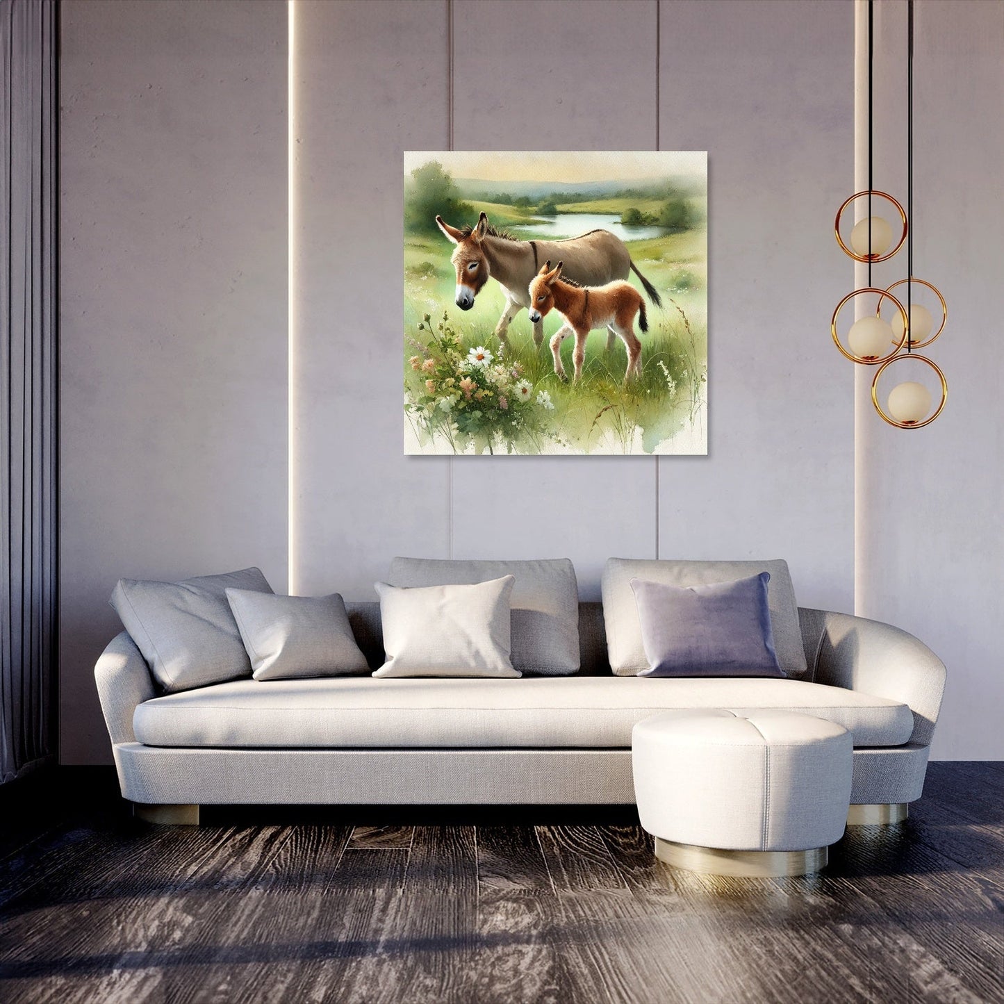 Gentle Meadow Companions Canvas
