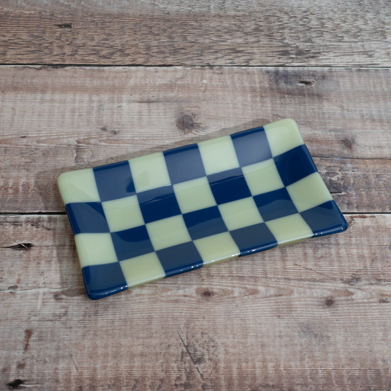 21x12cm Chequered Dual Coloured Large Tray - Bullseye Collection
