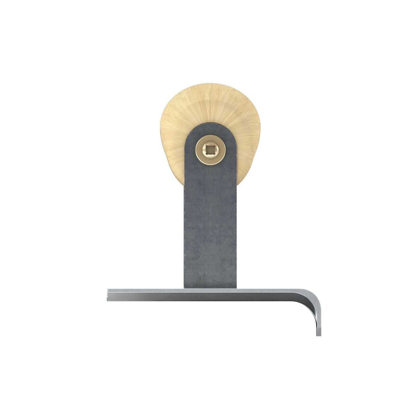 Bon Tool Curved End Concrete Edger - Wood Wave Handle