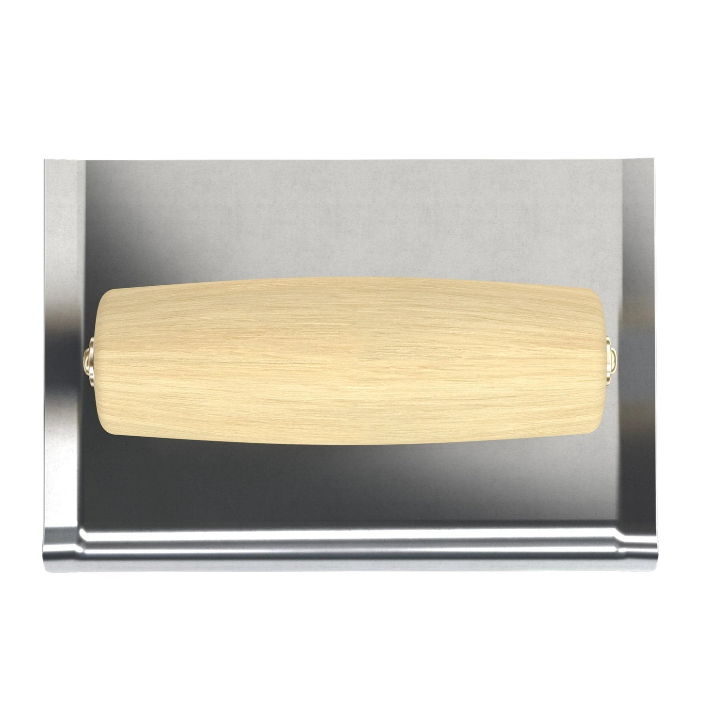 Bon Tool Curved End Concrete Edger - Wood Wave Handle