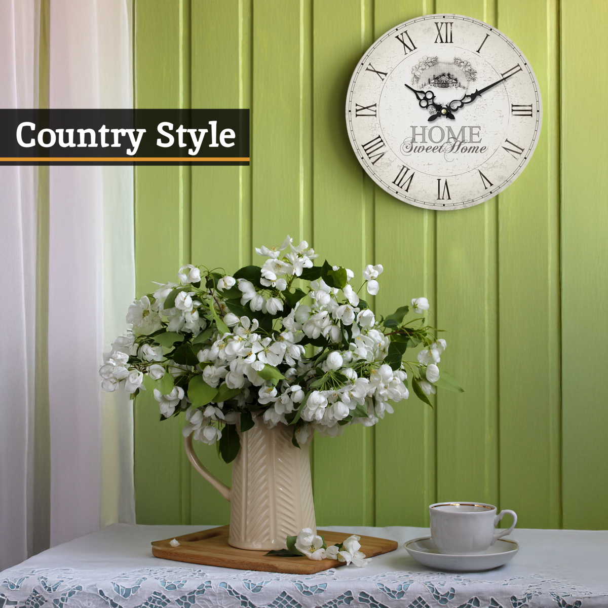 Home Sweet Home Wall Clock