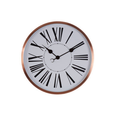 Baillie 50cm Dia Rose Gold Wall Clock