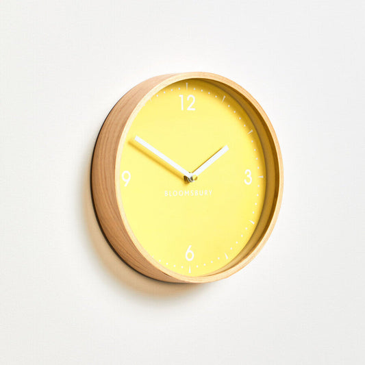 Vitus Small Yellow Wall Clock