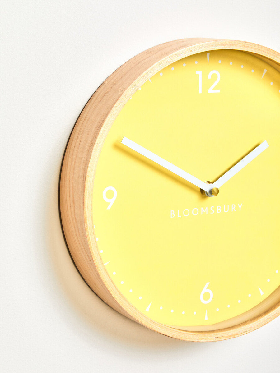 Vitus Small Yellow Wall Clock