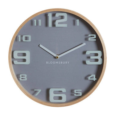 Vitus 31.5cm Dia Grey Wall Clock