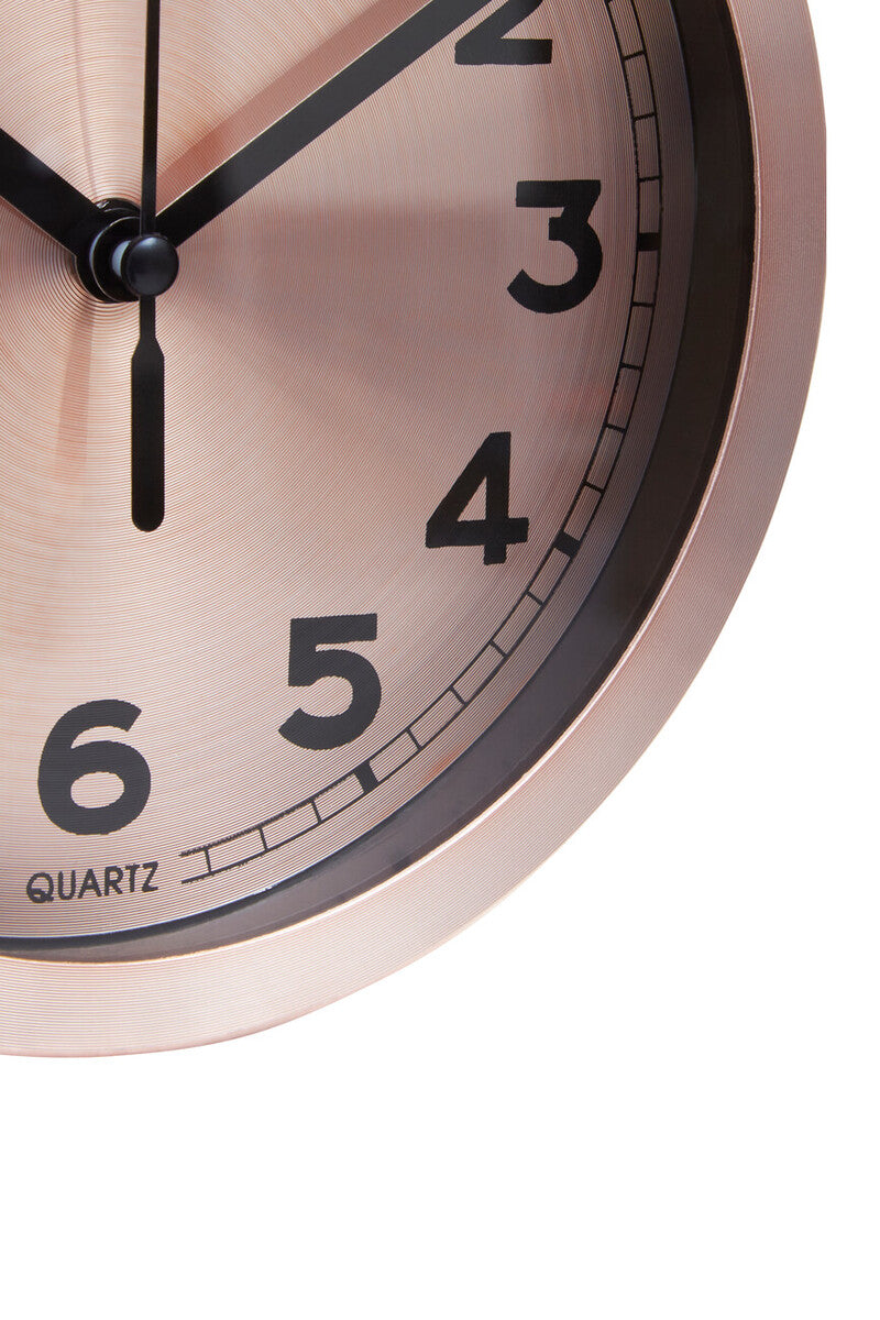 Elko Wall Clock With Copper And Black Finish