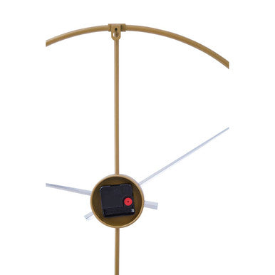 Beauly Metal Wall Clock With Gold Finish