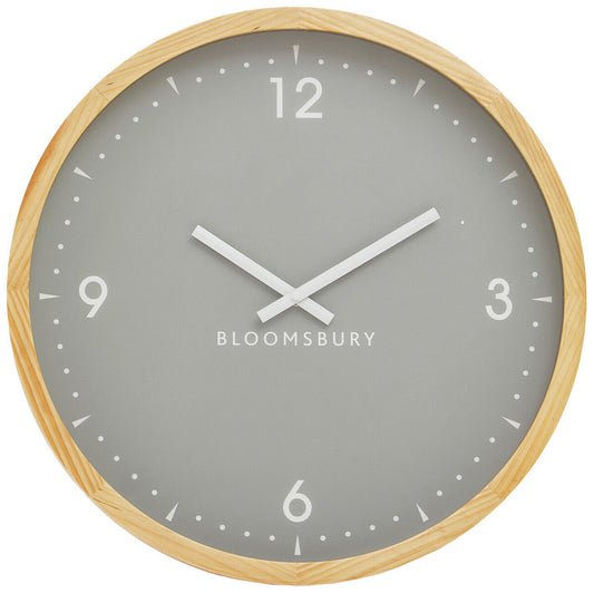 Vitus 50cm Dia Grey Wall Clock