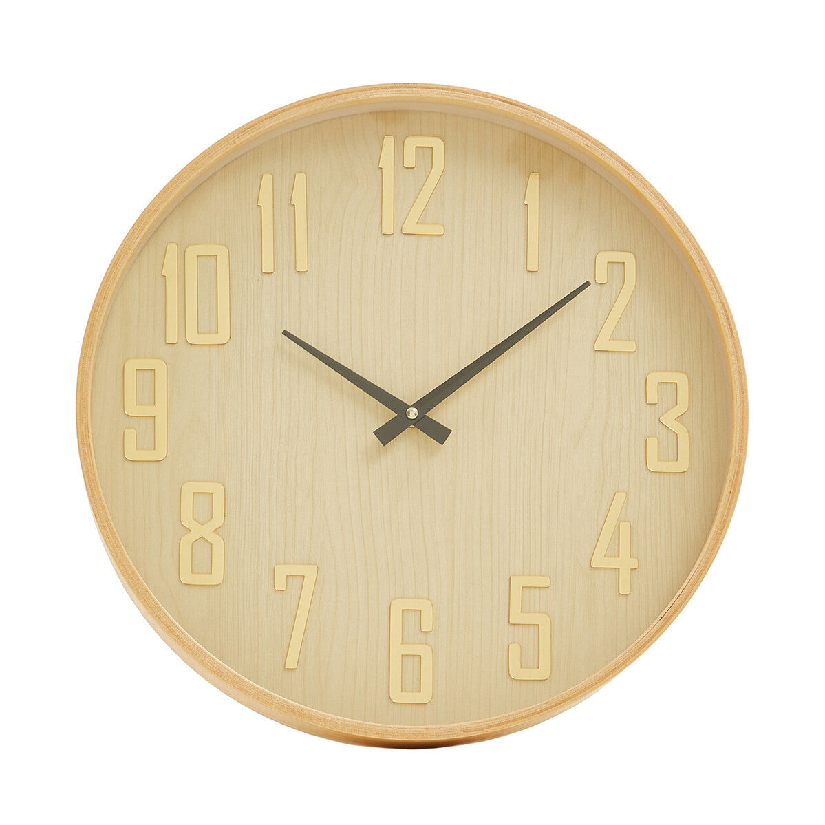 Vitus 40cm Dia Natural Wall Clock