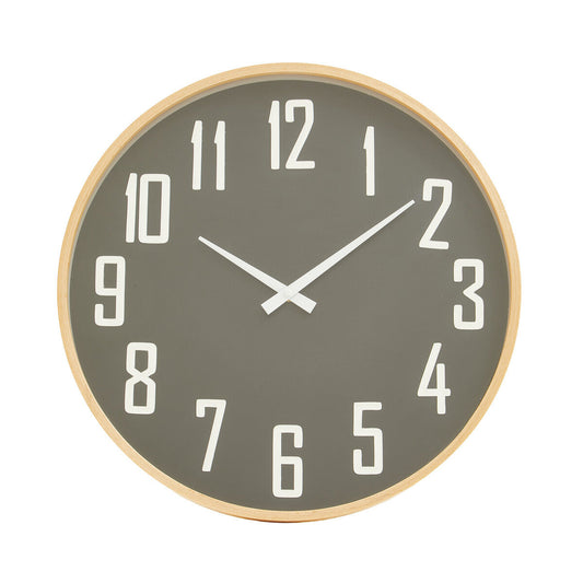 Vitus 30cm Dia Black Wall Clock