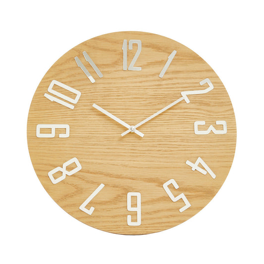 Vitus Natural Wood Effect Wall Clock