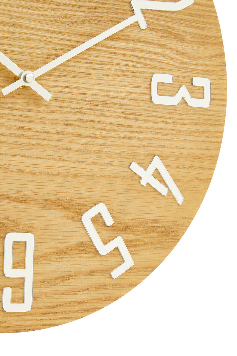 Vitus Natural Wood Effect Wall Clock