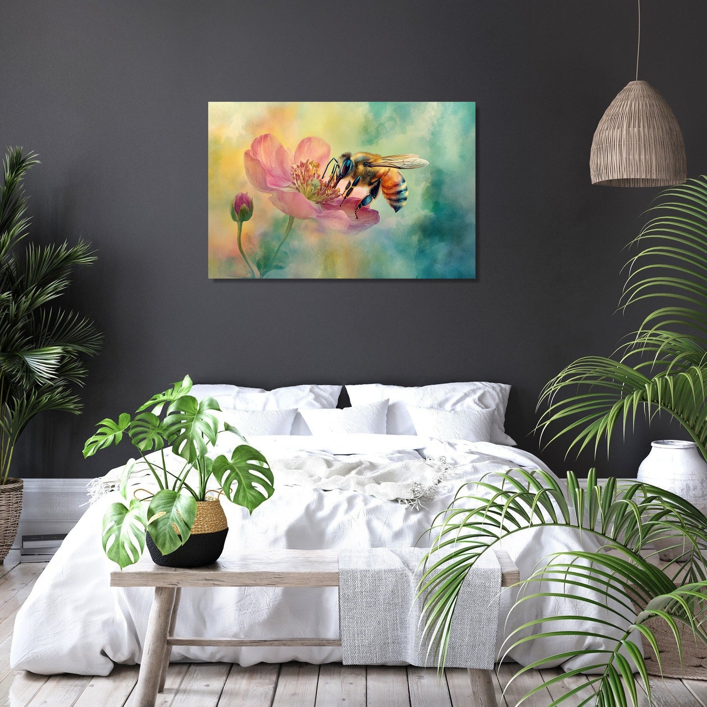Bee Blossom Canvas