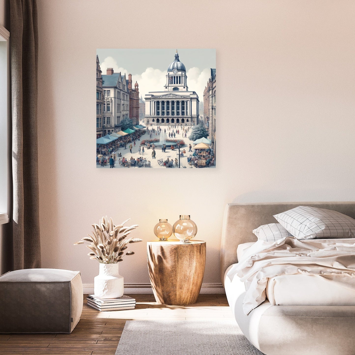 Old Market Square Nottingham Canvas