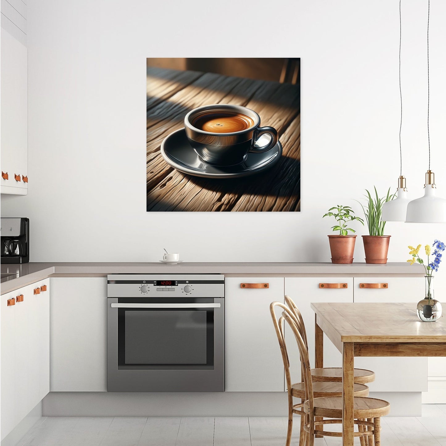 Espresso Elegance Canvas