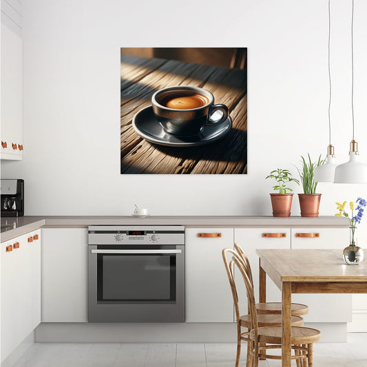Espresso Elegance Canvas