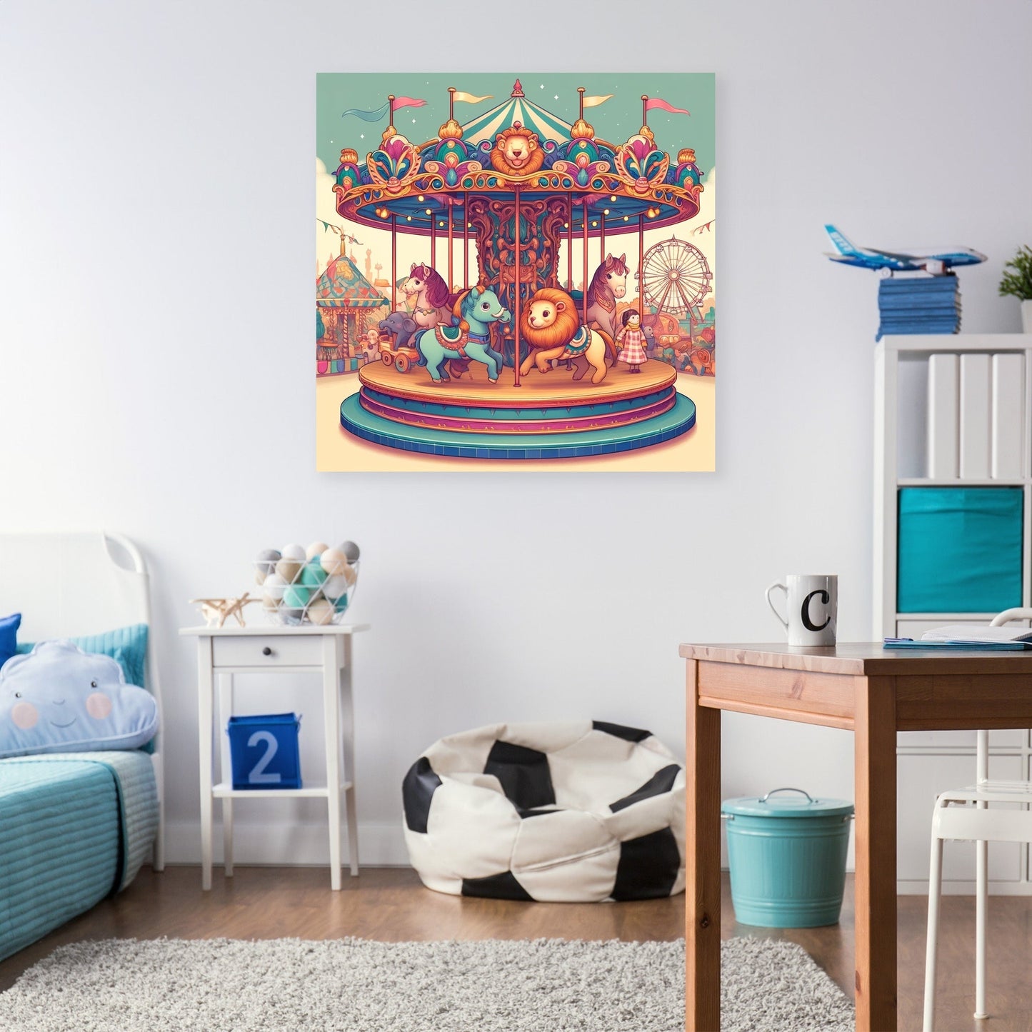 Carnival Carousel Canvas