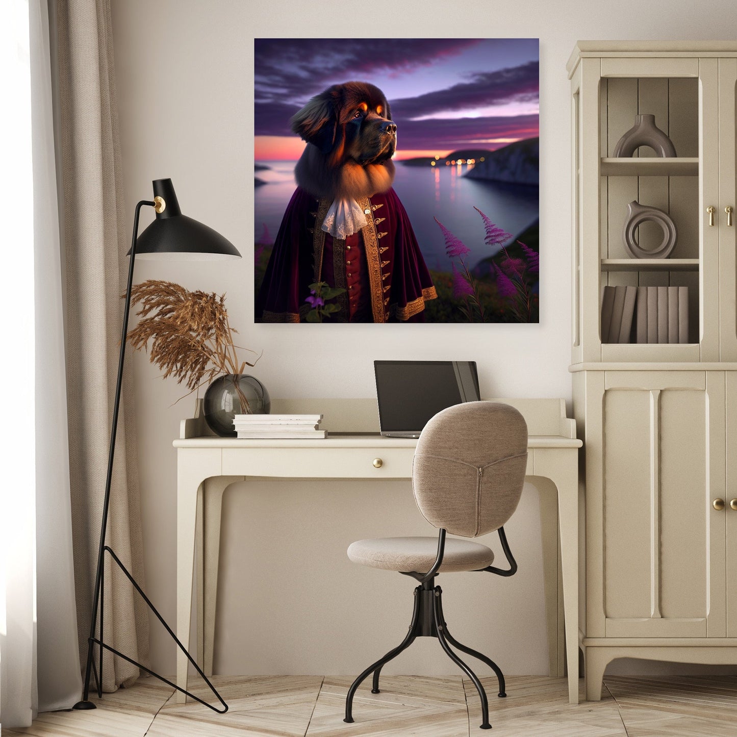 Twilight Majesty Newfoundland Canvas